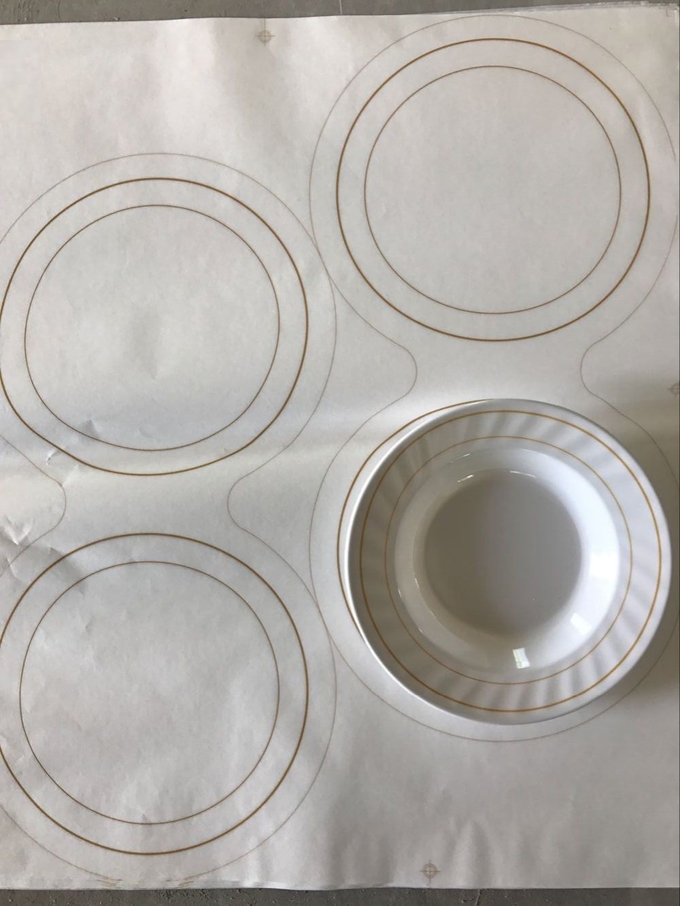 Китайская керамическая чашка для печати воды для меламинных пластин 0