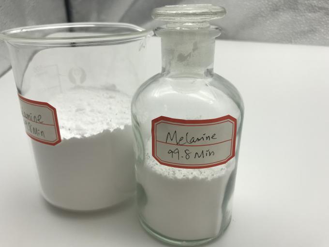чистый COA порошка MSDS меламина 99.8Min аттестовал CAS 108-78-1 2
