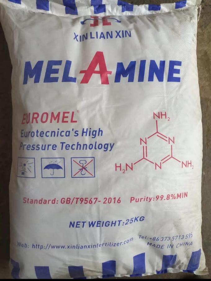чистый меламин 99.5%Min пудрит Cas 108-78-1/94977-27-2 для MF/SMF 5
