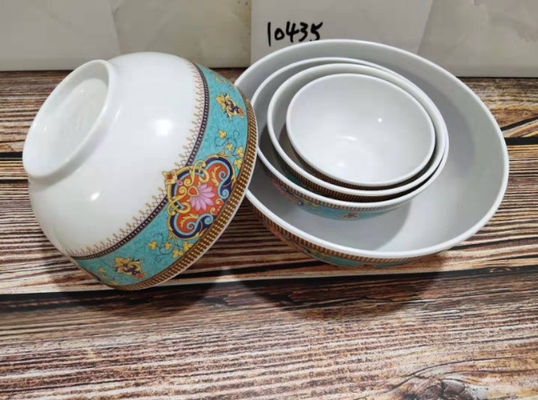 Хорошая цена. Специальный дизайн Рамен Bowl Меламин с полноцветным интерьером и внешним декалом для ужина или салата онлайн