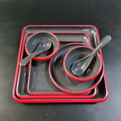 Хорошая цена. Бес BPA старомодная меламинная поднос для подачи выдерживает температуру от -20 до 120 градусов онлайн