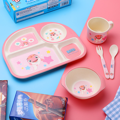 Хорошая цена. Маленький Dinnerware меламина младенца устанавливает легкое мытье крепко для того чтобы сломать онлайн