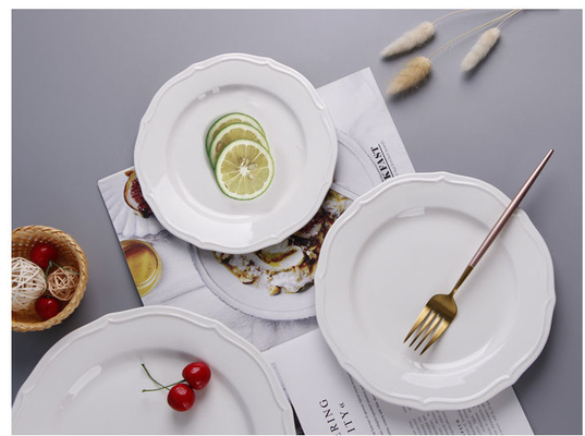 Хорошая цена. Dinnerware меламина свадьбы устанавливает дизайн белой круглой плиты элегантный онлайн