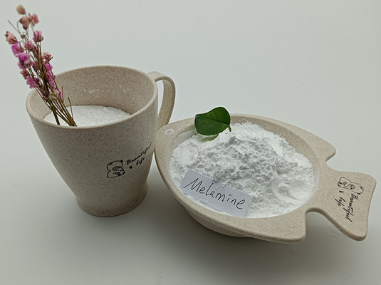 Хорошая цена. Ранг CAS 9003-08-1 кристаллического порошка меламина Paperboard 99,8% промышленная онлайн