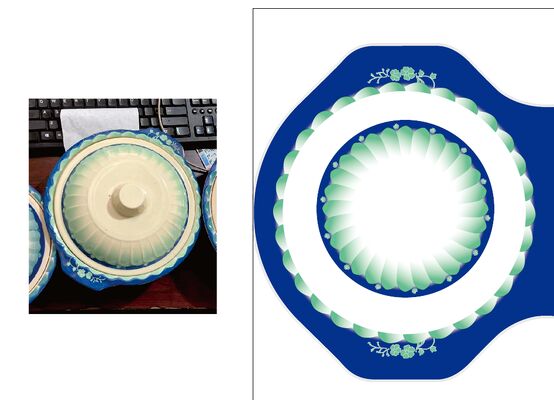 Хорошая цена. Пользовательская печатная термостойкая пищевая безопасная меламиновая декальная бумага для производства посуды онлайн