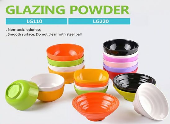 Промышленная меламиновая глазуровочная пудра LG110/220/250, обеспечивающая превосходную долговечность поверхности и блеск для ламинатов и декоративных панелей