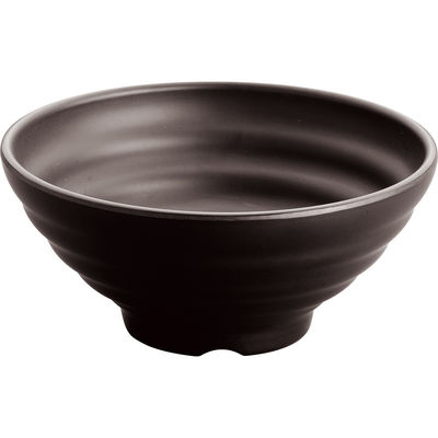 Хорошая цена. Оптовая неразрывная меламинная столовая посуда для посудомоечной машины безопасная экологически чистые матовые черные тарелки и миски онлайн